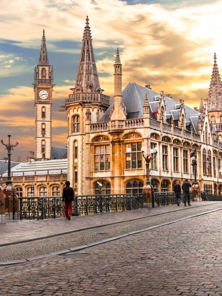 Het historische hart van Gent biedt alles wat een stad van wereldfaam te bieden kan hebben.